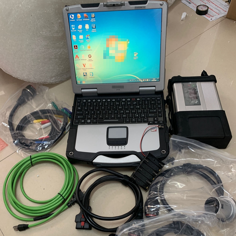 ツールMBスターC5 SDコネクトカートラックとソフトウェアV03.2023で320GB HDDおよびCF-30ラップトップ用の自動診断ツール用のCF-30ラップトップ