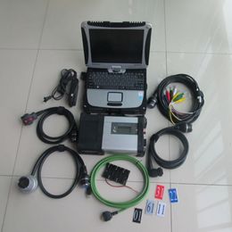 MB Star C5 V2023-09 SD Connect C5 diagnostisch hulpmiddel mb sd c5 vediamo/Xentry/DSA/DTS/WIS + CF19 Laptop mb auto vrachtwagen scanner