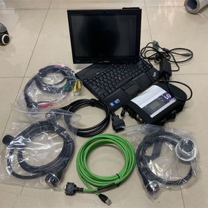 MB Star diagnosetool c4 super ssd laptop x220t i5 4g tablet volledige kabels klaar voor gebruik scanner voor auto's vrachtwagens super