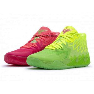 MB01Basketbalschoenen Heren Dames sneakers MB.01 Rick And Morty Basketbalschoenen te koop LaMelos Ball Iridescent Dreams Buzz City Rock Ridge Red Galaxy Niet