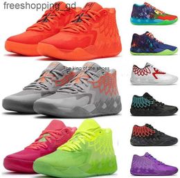 MB01Men Femmes MB1 Rick et Morty Chaussures de basket-ball LaMelo Ball Shoe Queen City Black Blast Buzz City LO UFO Not From Here Rock Ridge Red Sport