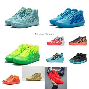 MB01Heren lamobal MB. 02 basketbalschoenen Roty Slime Jade Phenom Rick Groen en Blauw Morty Rood Zwart Goud ELEKTRO AQUA sneakers tennis met doos