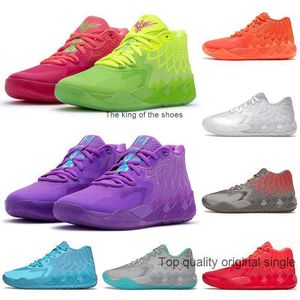 MB01Top Qualité LaMelo Ball Basketball Chaussures Hommes 1of1 MB.01 3 Trois Balles Baskets Rick et Morty Queen City UFO Rock Ridge Rouge Pas d'ici pour les enfants Baskets