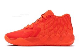 MB1 Fiery Red Hommes Basketball Chaussures Avec Box 2022 Haute Qualité Sport Chaussure Trainner Sneakers Taille 7-12