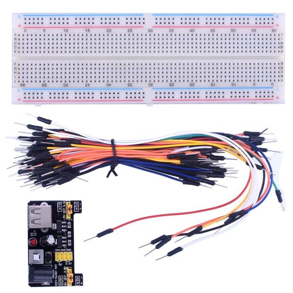 MB102 Breadboard Power Module 65pcs Bar Breadboard Electronics Kit pour Raspberry Pi 3