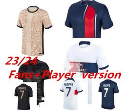 MBAPPE Voetbalshirts Voetbal 2024 Maillots Voetbalshirt Jersey Mannen KANGIN O DEMBELE G. RAMOS KOLO MUANI UGARTE 999