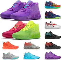 MBExcellent Retro 2023 Top hoge kwaliteit AAA Hardloopschoenen Basketbalschoenen Heren Trainers Sport Sneakers Zwart Blast Buzz City Rock Ridge Red Lamelo Ball 1 Mb.