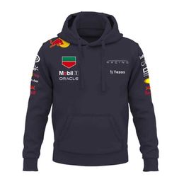 MBY3 Heren en Women's Hoodies 2022 F1 Racing Team Formule One Autumn Winter Sweater Red Zipper Bull Jackets Outdoor Leisure Sportswear Children Swea