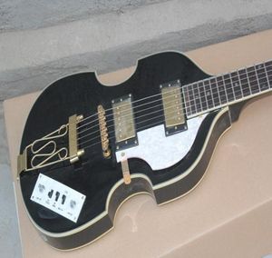 McCartney H5001CT Violín contemporáneo Deluxe Jay Turser 6 picaduras Guitarra eléctrica negra 2 pastillas de grapas 511B 4339866