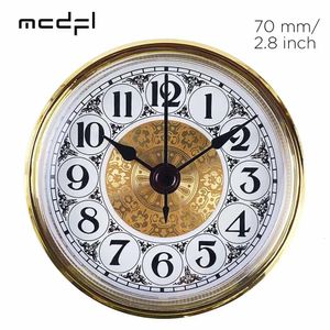 MCDFL Retro Clock Inserts Grandfather Bewegingen voor Craft Table Kit World Antique Crystal Watches Desk Gadget 70mm 2,8 inches240531