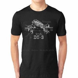 Mcdnel Douglas-3 T-shirt 100% Cott Vliegtuig Dc3 Douglas 3 Aviati Pilot Dakota 3 Ww2 Vintage C47 Transport C 47 Skytrain 25E4#