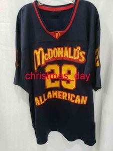 McDonald's Middelbare school Eric Dickerson 29 Jersey Personaliseer elke nummer Naam gestikte Hoge kwaliteit borduur jersey