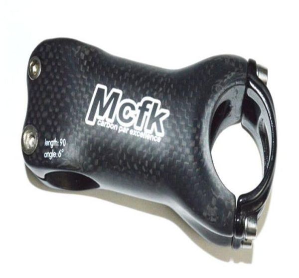 MCFK 3K tige de carbone guidon de vélo de route tiges de vélo de montagne angle 6 17 degrés 318mm 2860mm brillant mat pièces de cyclisme 9589940