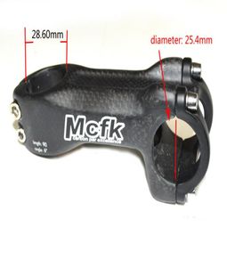 MCFK Bicycle STEM 3K Carbon Fibe MTB Vouwfiets stengel voor 254 mm stuurfietsen MATTE1916342