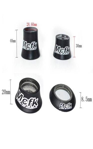 McfK-espaciador de auriculares para bicicleta de carretera, 85mm, 15mm, 20mm, 30mm, 40mm, 118quot, auriculares cónicos de carbono, tapa espaciadora de vástago de bicicleta MTB glo6982785