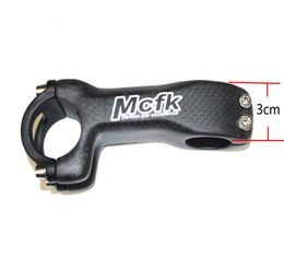 MCFK Road Fiets stuurpen Koolstofvezel Mountainbike stengels voor 318mm stuur 2860mm vork fietsen onderdelen 70mm120mm7576278