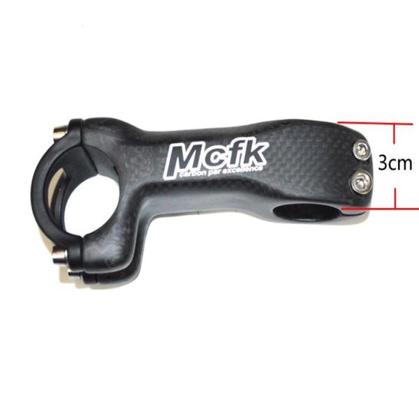 McFk Road Bicycle STEM SEMPLE CARBON FIBRE MOUTNAL MTB TEMES DE BIEE POUR 318 mm Guide 2860 mm