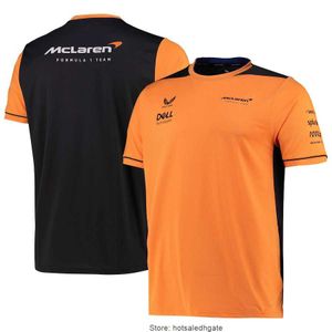 McLarens Fashion T-shirts pour hommes F1 Team Top Summer New TShirt Hommes Sports de plein air à manches courtes Formula One Racing Vêtements T-shirt à séchage rapide