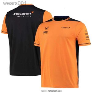 McLarens Fashion Mens T-shirts F1 Team Top Summer Nouveau Tshirt Men Outdoor Sports courte Formule 1 Vêtements de course T-shirt N7VD