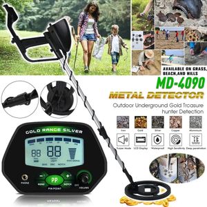 MD-4090 Professional Metal Detector Underground Gold Detector High Accuracy Metal Finder Waterproof Search Coil Seeker Treasure 240105