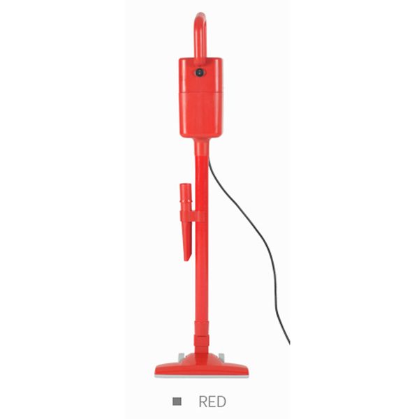 MD1801 Aspirateur, aspirateur rechargeable de batterie 2-en-1, vide de tige d'aspiration puissante applicable à une variété de sites à domicile rouge blanc