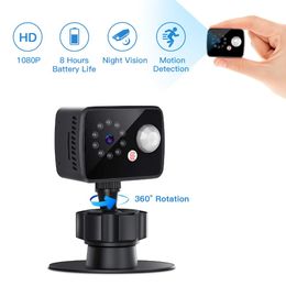 8 heures mini caméras 1080P petit enregistreur vidéo de caméra de Surveillance de sécurité à domicile avec détection de mouvement Version nocturne carte cachée