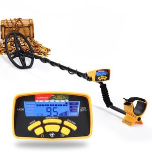 MD6450 Underground Metal Detector Pro MD-6450 Gold Detector Waterdichte spoel Lange Range Gegevens Show en Back Light-functie 240401