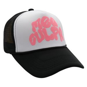 MEA CULPA – chapeau en maille imprimé, casquette de Baseball à la mode pour l'extérieur, Protection solaire d'été, chapeaux de camionneur