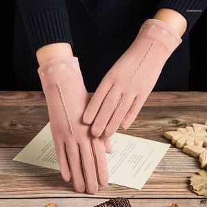 Mead cachemire vente d'hiver gants chauds pour dames automne et écran tactile mince conduite en plein air L191