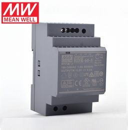 Gemiddelde HDR-60-serie HDR-60-5 HDR-60-12 HDR-60-15 HDR-60-24 HDR-60-48 Meanwell Single Output DIN Rail Voedingsvoorziening HDR-60