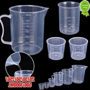 Tasses à mesurer 50/100/150/250/500/1000ml en plastique transparent de qualité supérieure tasse de cuisson graduée outils de cuisine de laboratoire Utensi de Test