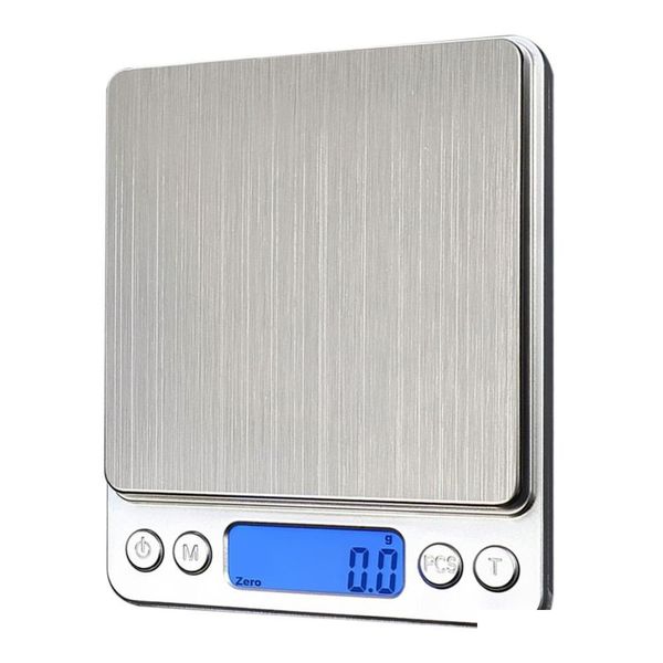 Outils de mesure 1000 / 0.1G Balance électronique de cuisine Balance alimentaire portable numérique Haute précision LCD Farine Poids Drop Livraison Accueil G Dhife