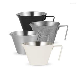 Meetinstrumenten 1PCS 100ml 304 roestvrij staal koffiekopje espresso ounce lange steel