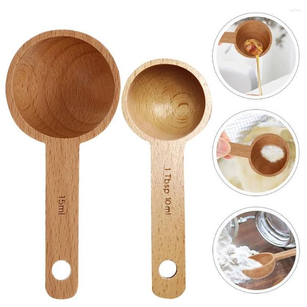 Outils de mesure 2pcs Scoops de thé pratiques COFFACT COFFETS MÉNAGE ACCESSOIR