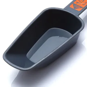 Herramientas de medición 4 unids/set cucharas de plástico PP para hornear taza de café cucharas accesorios de cocina juego de cucharas