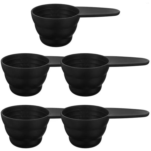 Outils de mesure 5 pièces cuillère graduée cuillères bidons cuillères à café lait de bain cuillère à soupe mesure Abs tasse concentrée