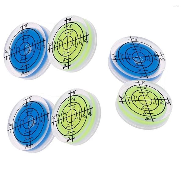 Outils de mesure 6pcs 32 mmbubble degrés Marque de surface Niveau de surface Round Cerculaire MAIN UNIVELLE