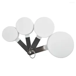 Outils de mesure 8 pièces/ensemble cuillères rondes cuillère à thé PP cuillère polyvalente cuisson de gâteaux farine tasse alimentaire cuisine à domicile