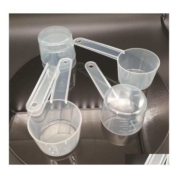 Herramientas de medición Ventas directas de fábrica 20G 40Ml Cuchara transparente Plástico Pp Comida Ml Escala Bk Entrega directa Hogar Jardín Cocina Comedor Otysb