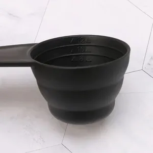 Outils de mesure cuillère en plastique de qualité alimentaire avec des ustensiles de cuisson à l'échelle de café