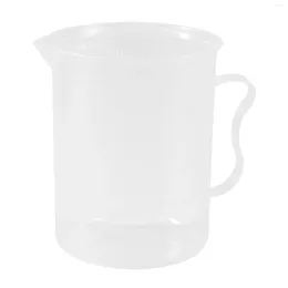 Pichet à outils de mesure, bécher gradué de 250mL, tasse en plastique blanc transparent