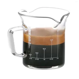 Outils de mesure MHW-3BOMBER Double Espresso S Verre 2oz Becs Tasse Avec Poignée Mini Pichets À Lait Tasses À Café