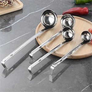 Outils de mesure, Mini louche à Sauce, cuillère en acier inoxydable pour confiture faite maison, soupe, cuisine