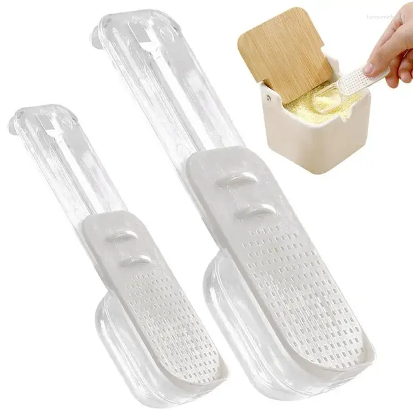 Outils de mesure des cuillères de contrôle des portions de la portion ustensiles de cuisine alimentaires SAFE 2PCS / Set Scoops Facile 5ML 15ML Service