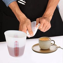 Meetgereedschap Siliconen Cups Flexibele smeltmaat voor chocolade Epoxyhars Boter Knijp Giet Bakbeker Duurzaam