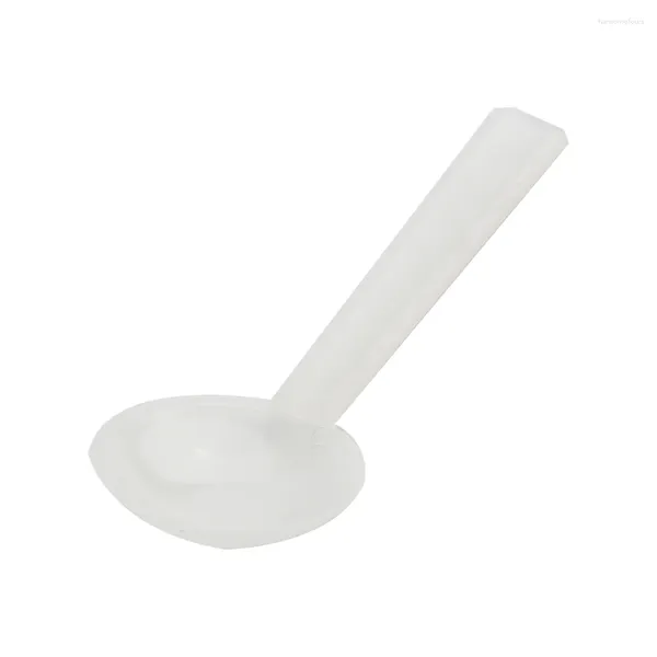 Outils de mesure Spoon Office Home Laboratory Assaisonnement Grade alimentaire blanc pour le lait en poudre Plastique 1 ml Café