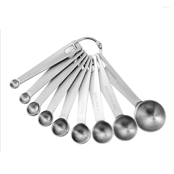 Cuillère à mesurer ronde, outils de mesure, tasse à mesurer 1/16 à 1 cuillère à soupe, barre de cuisine, cuillère à soupe, outil d'assaisonnement de cuisine