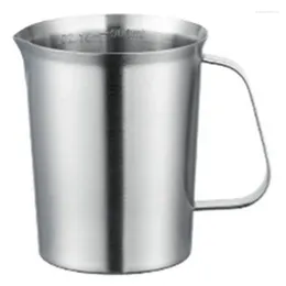 Outils de mesure tasse en acier inoxydable épaissie cuisine balance à lait ménage récipient de cuisson mousse CNIM