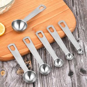 Outils de mesure cuillères en acier inoxydable cuisine polyvalent à café de café en poudre cuillère