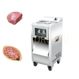 Meat Cutter Commerciële multifunctionele verticale krachtige elektrische elektrische groot roestvrijstalen voedsel Snijdend versnipperde snijsnijder